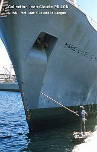 ORAN PORT BATEAU-MARIE-LOUISE-LE-BORGNE
